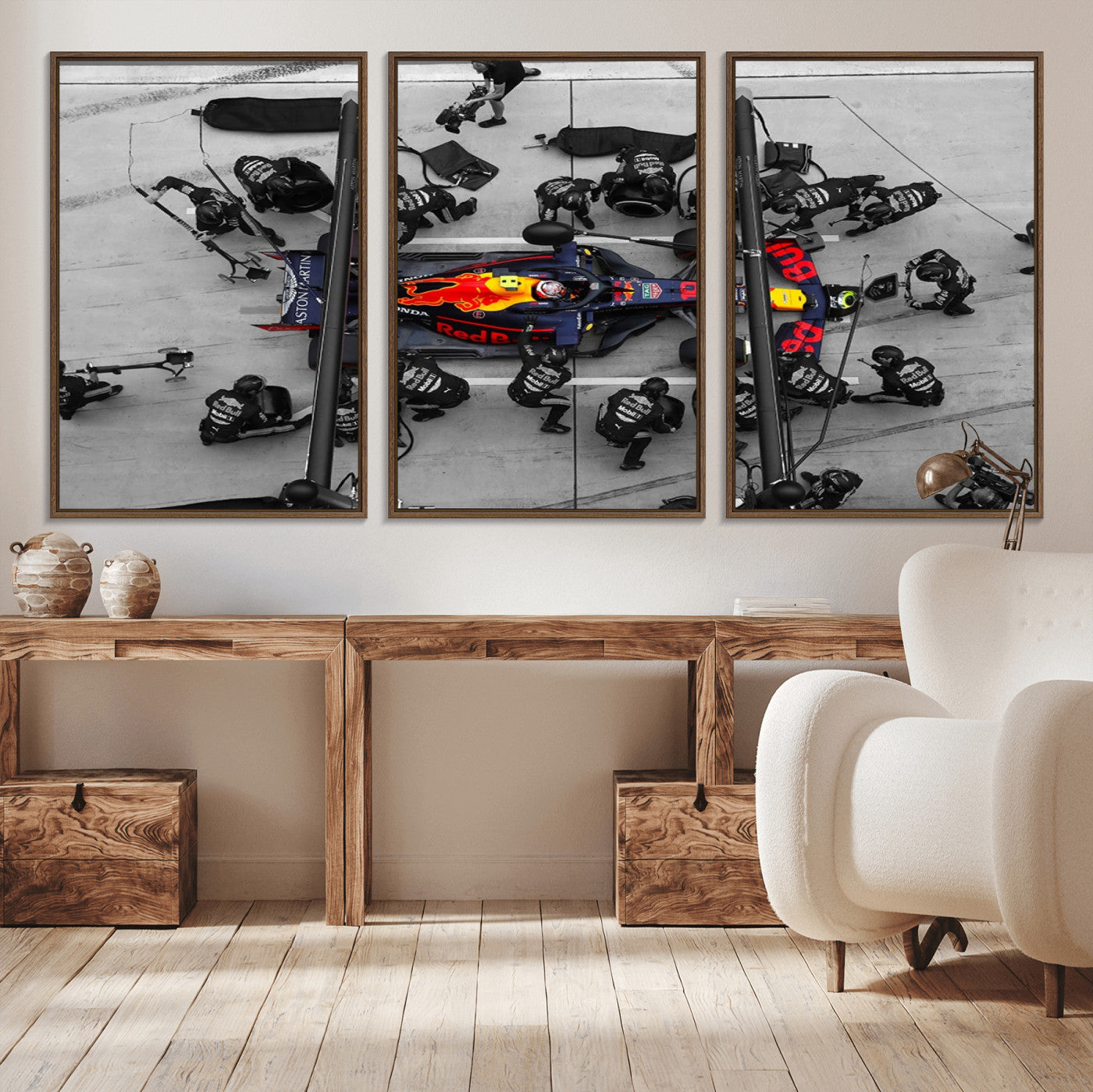 -RedBull Formula 1 Canvas Wall Art Print