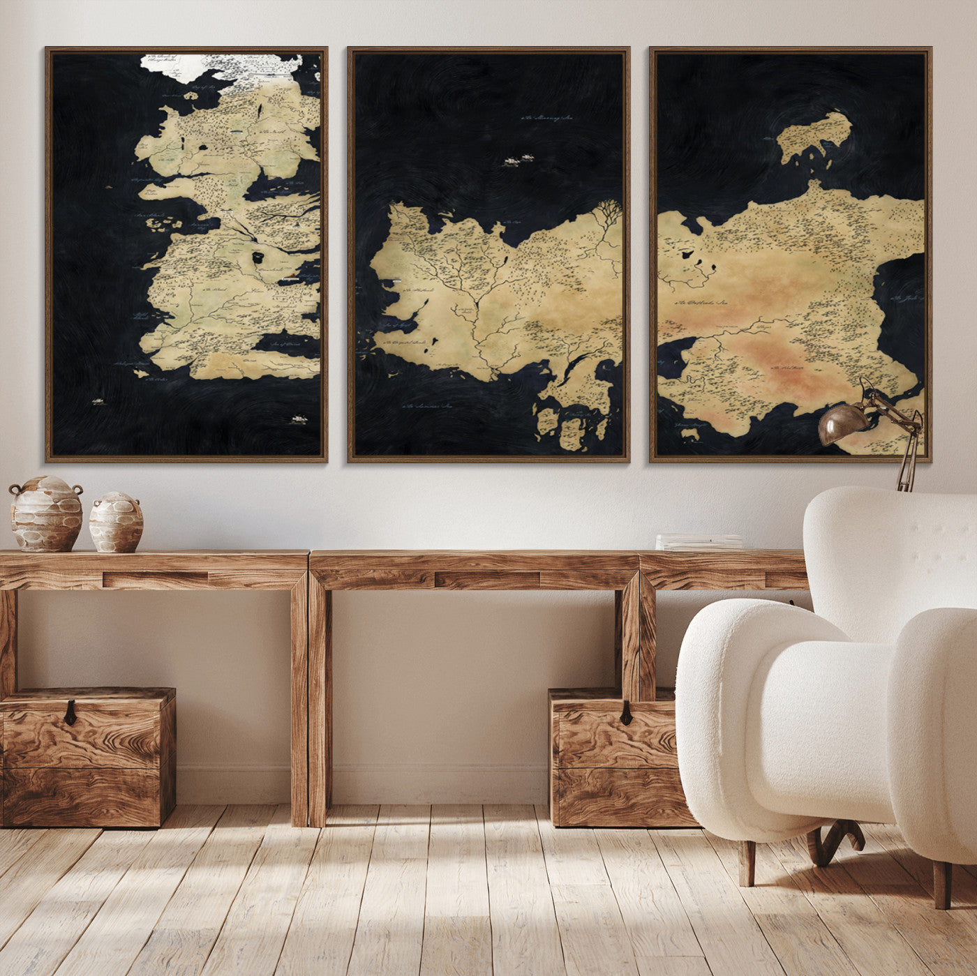 MGV-FC-60X30-3P - Push Pin World Map Canvas Print – Framed Wall Art for Couples to Track Their Travels – Anniversary