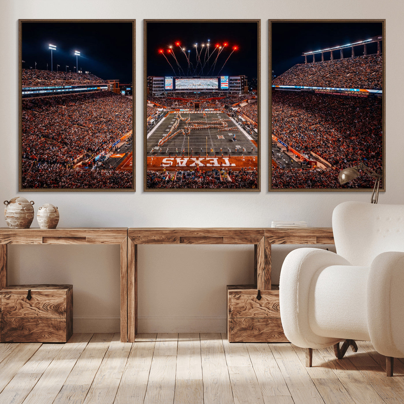 MGV-FC-60X30-3P - Texas Memorial Stadium Wall Art Canvas Print