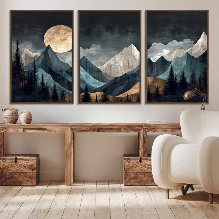 Framed Wall Art Canvas Print