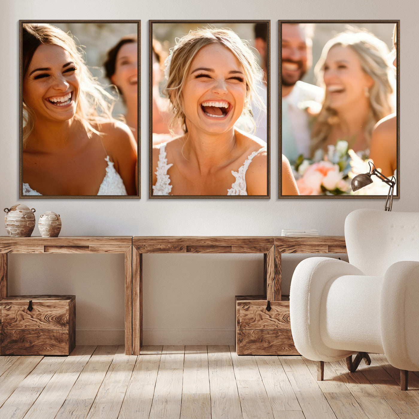 CSTM912-MGV-CV-60X30-3P-Floating 3 Panel Custom Canvas Print - Perfect for Unique Decor - Framed - Ready to Hang - Gift for Him