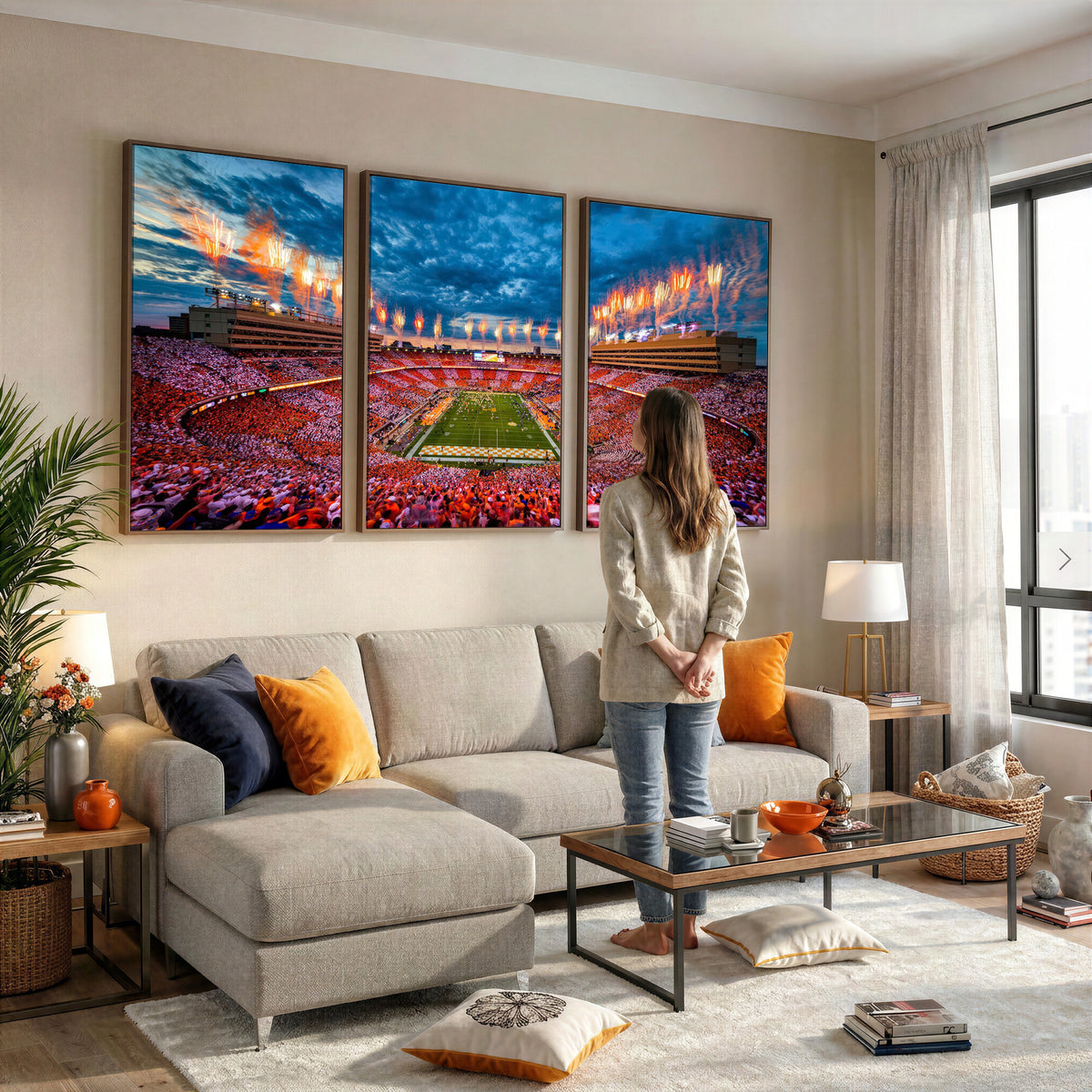 94266219-MGV-CV-36X24 - Tennessee Neyland Stadium Wall Art, Sports Arena Canvas