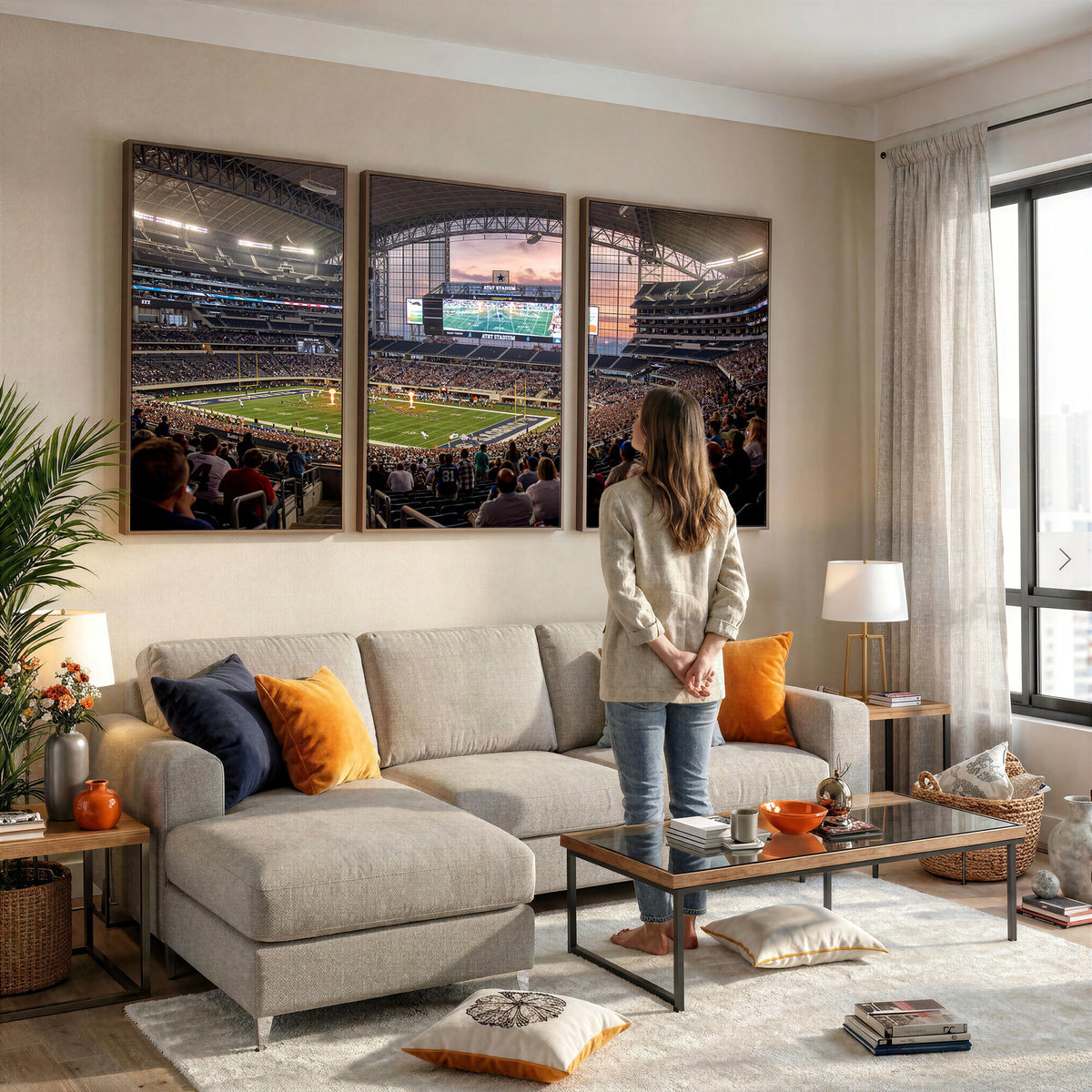 61524160-MGV-CV-36X24 - Stadium Wall Art Canvas Print
