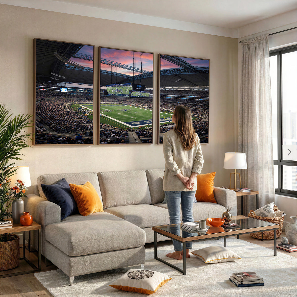 11530179-MGV-CV-36X24 - Stadium Wall Art Canvas Print