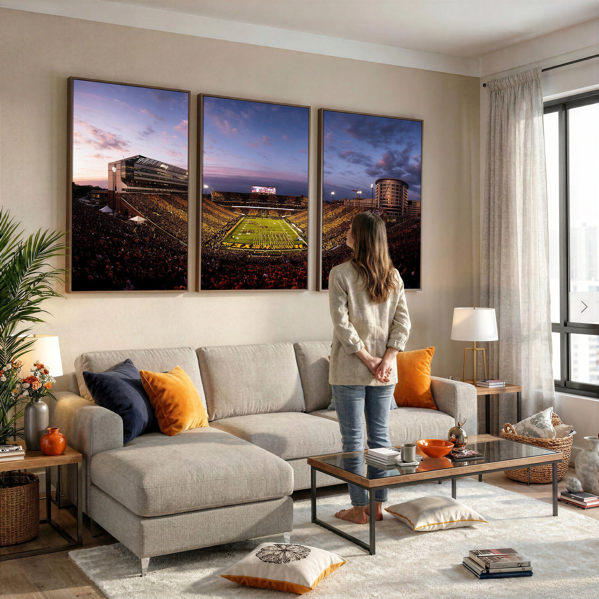49683861-MGV-CV-36X24 - Stadium Wall Art Canvas Print