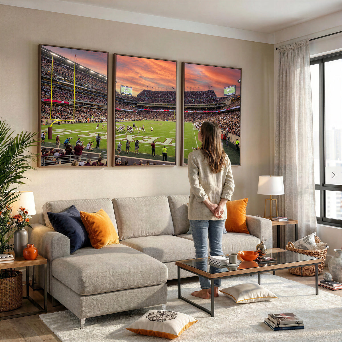 80055809-MGV-CV-36X24 - Stadium Wall Art Canvas Print