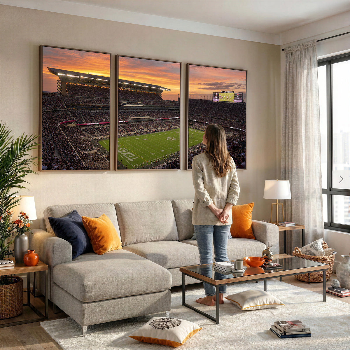 77401853-MGV-CV-36X24 - Stadium Wall Art Canvas Print