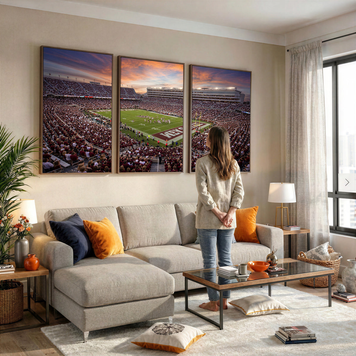 66624578-MGV-CV-36X24 - Stadium Wall Art Canvas Print