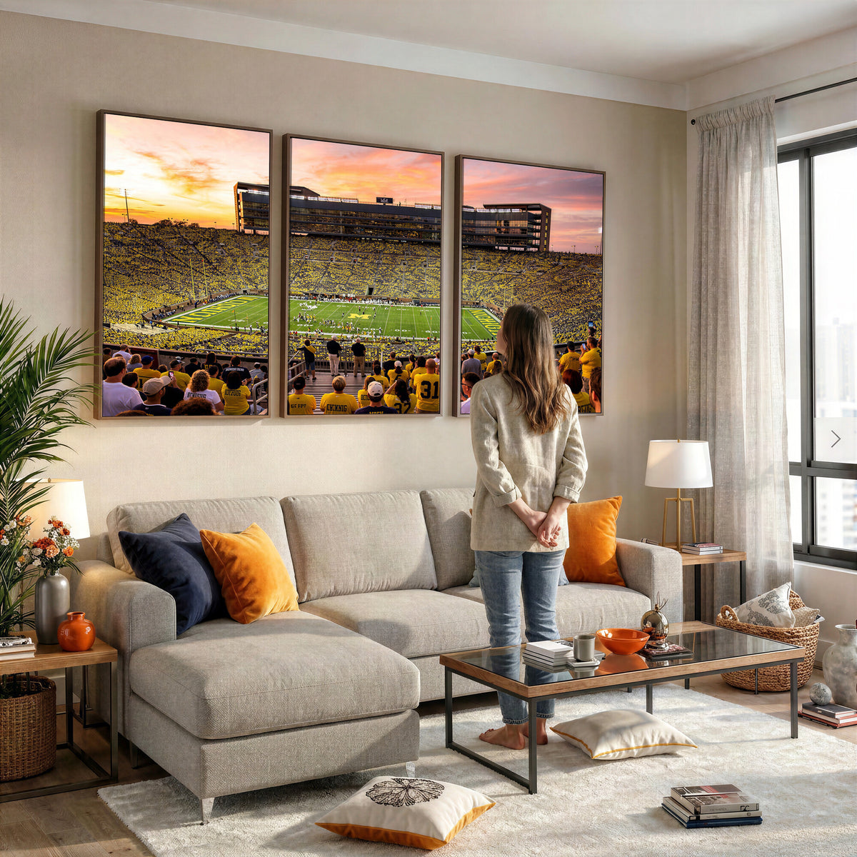 27265223-MGV-CV-36X24 - Stadium Wall Art Canvas Print