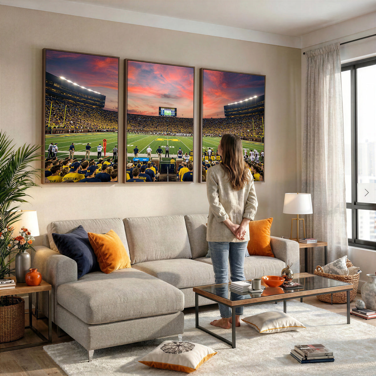 47185949-MGV-CV-36X24 - Stadium Wall Art Canvas Print