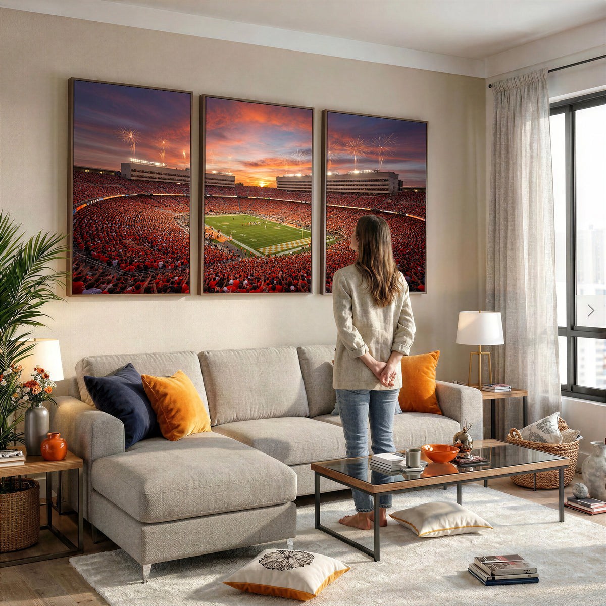 66964685-MGV-CV-36X24 - Stadium Wall Art Canvas Print