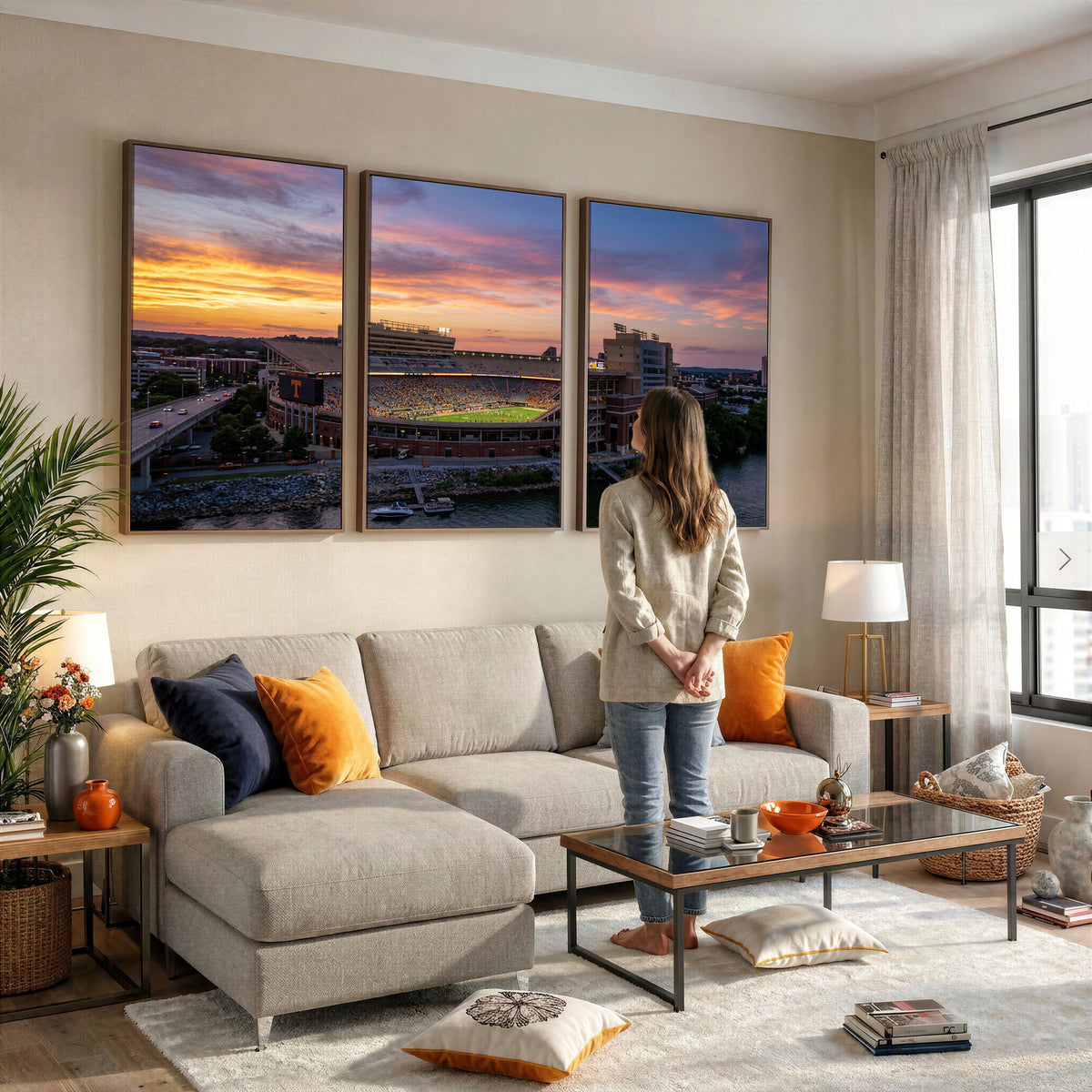 61093642-MGV-CV-36X24 - Stadium Wall Art Canvas Print