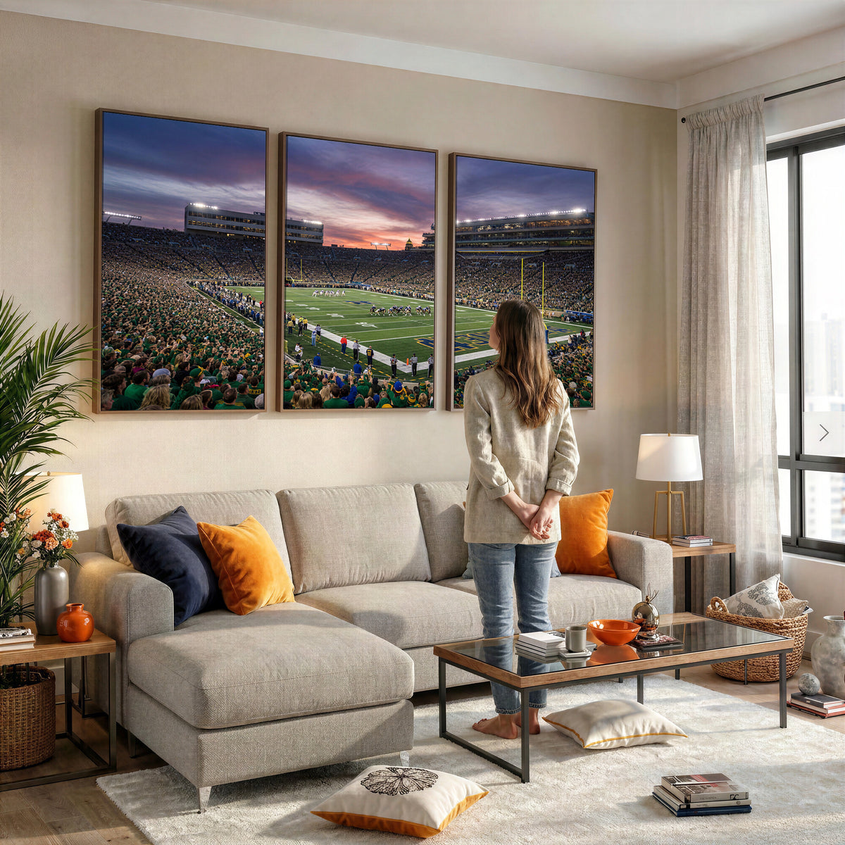 34836892-MGV-CV-36X24 - Stadium Wall Art Canvas Print