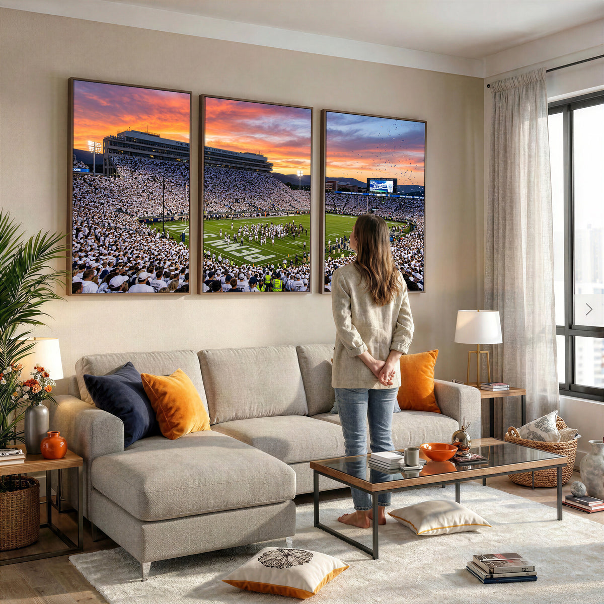 73603863-MGV-CV-36X24 - Stadium Wall Art Canvas Print