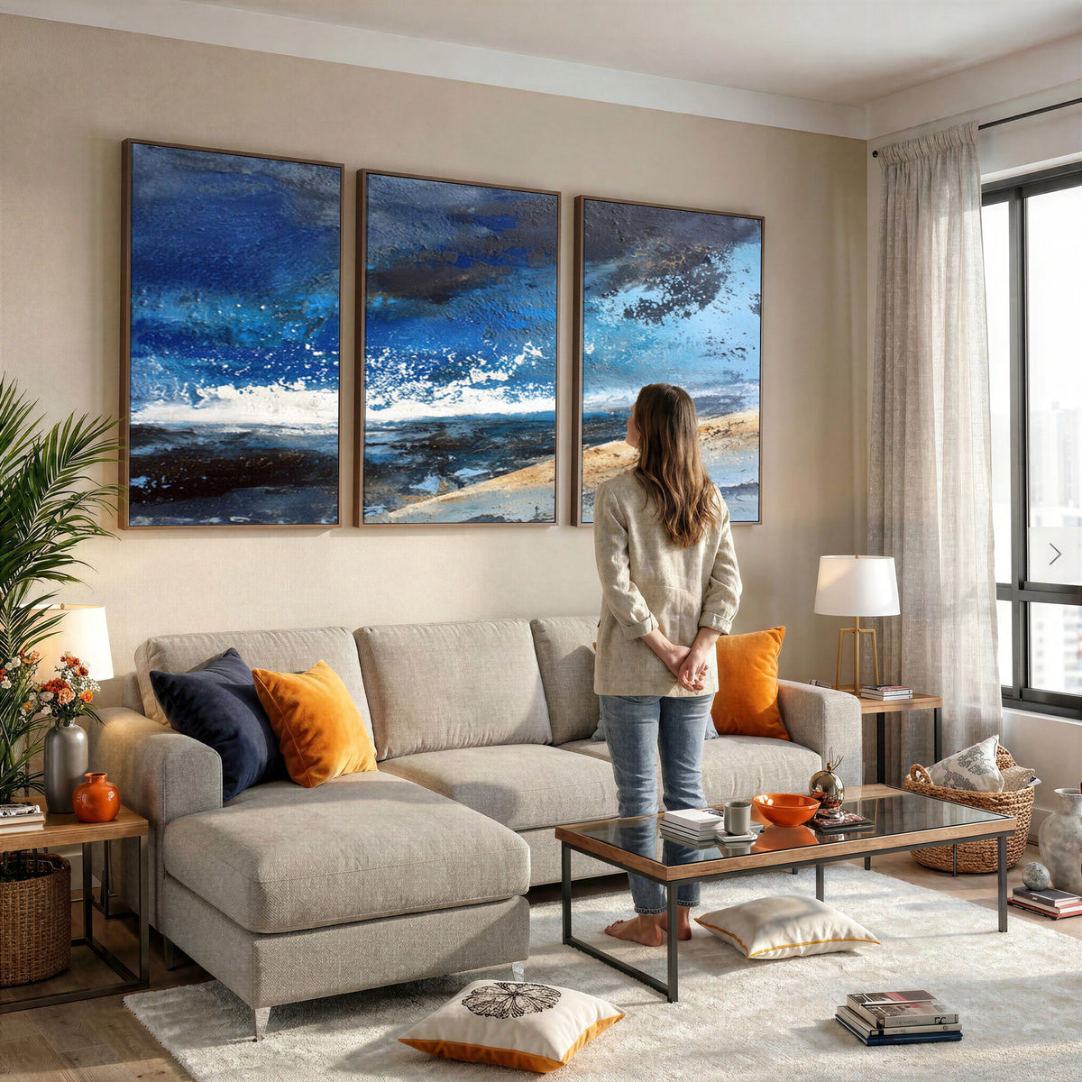 72157369-_Poster-30x20 - Extra Large Abstract Wall Art Canvas Print