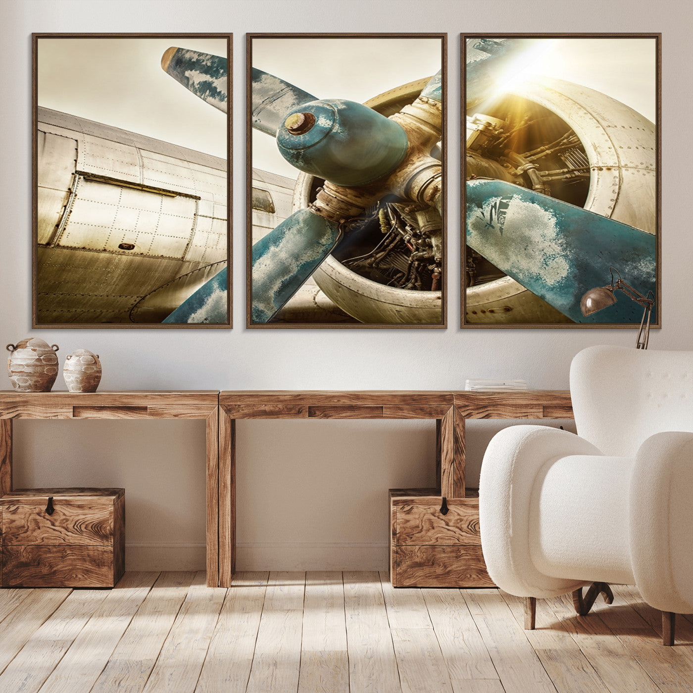 14106-MGV-CV-36X24-Vintage Airplane Canvas Print