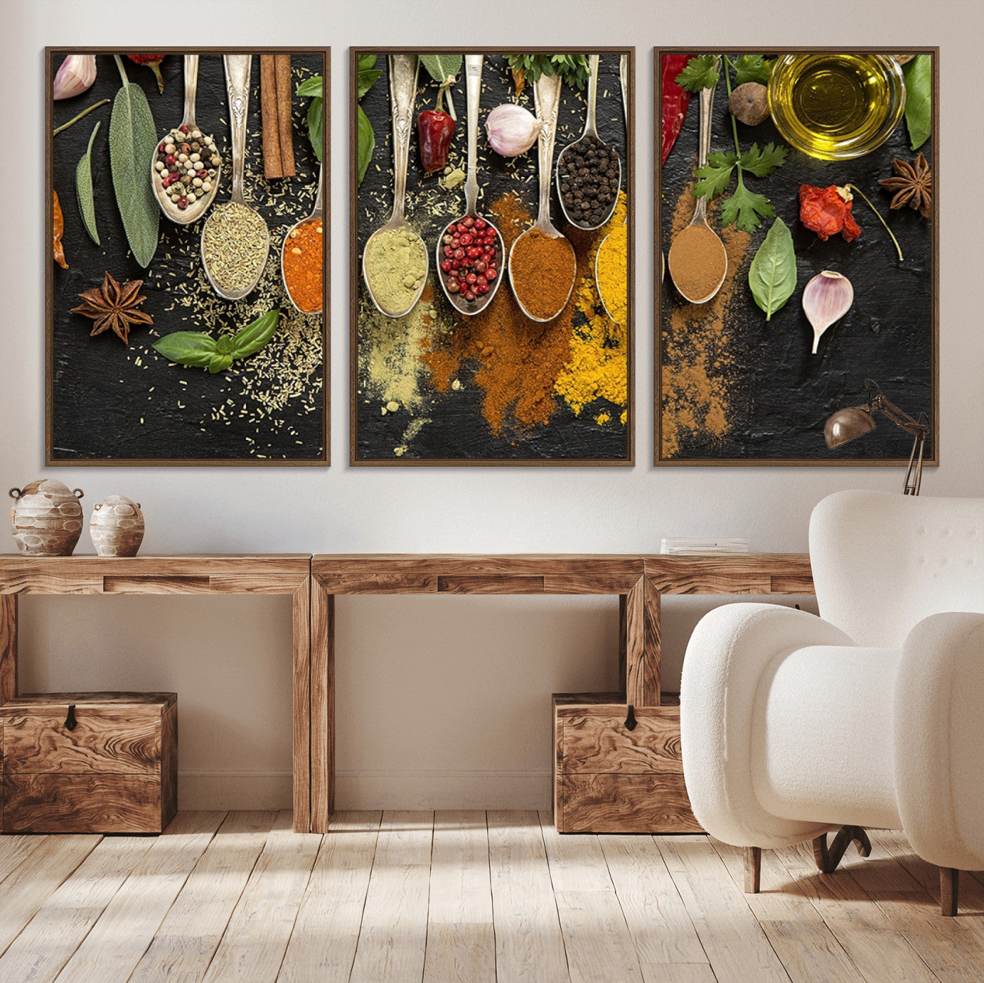 60472-MGV-CV-36X24-Kitchen Spice Wall Art Canvas Print