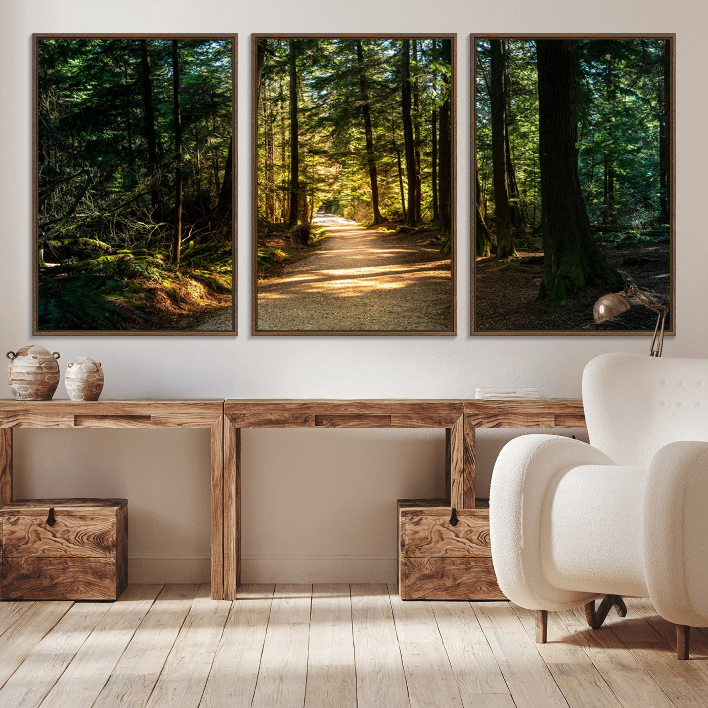 95543-MGV-CV-36X24-Natural Landscape Wall Art Relaxing Forest Canvas Print