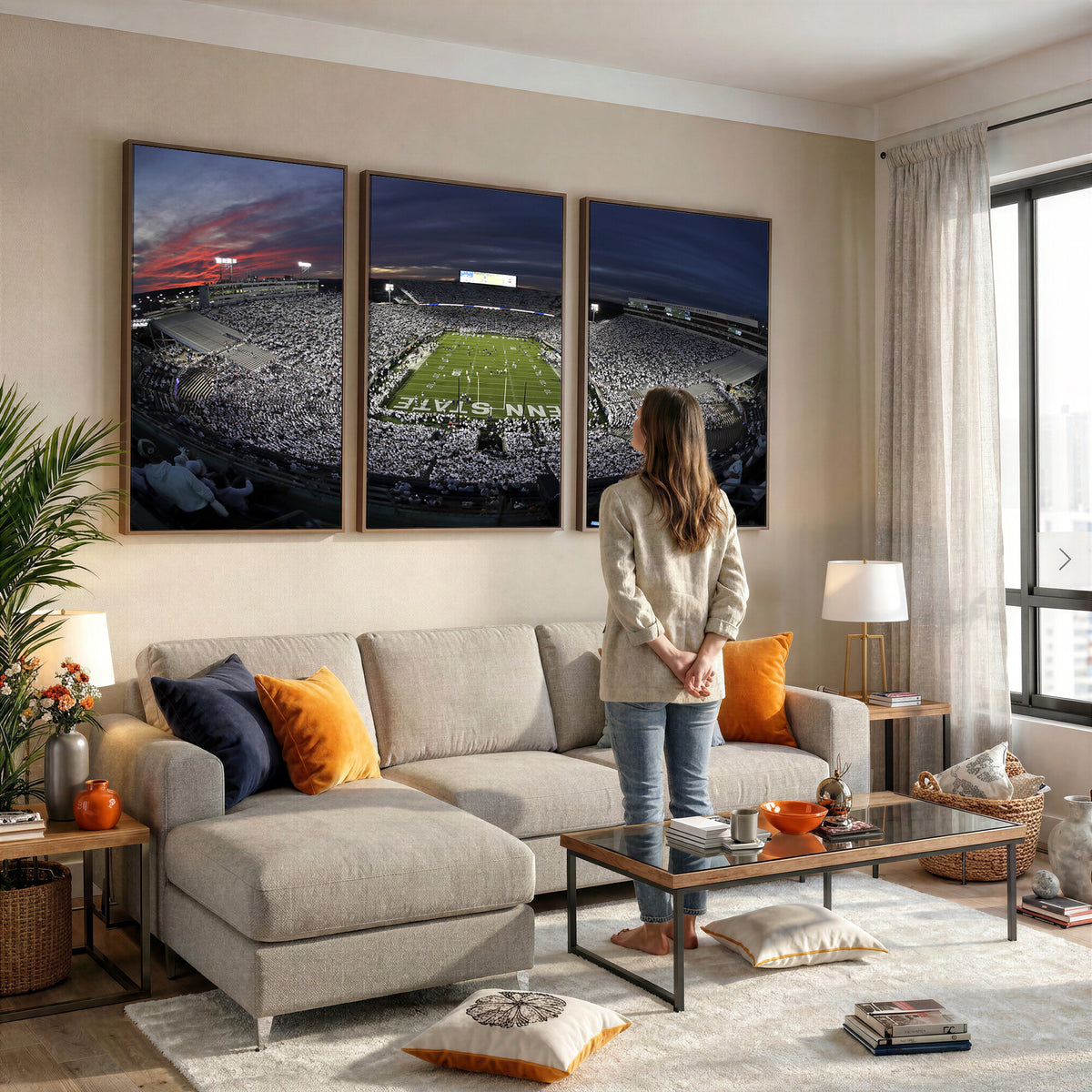59877-MGV-CV-36X24 - Penn State University Nittany Lions Football Team Print