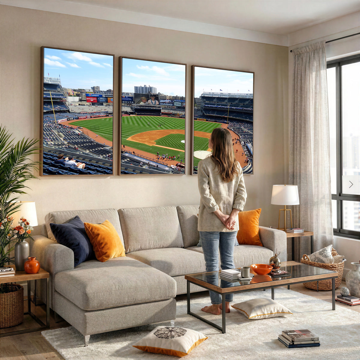 98047-MGV-CV-36X24 - Buffalo Bills Stadium Wall Art, Buffalo Bills Decor, NFL Fan Gift