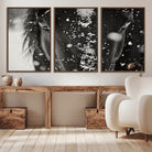 73281-MGV-CV-36X24-Winter Horse Snow Wall Art Canvas Print