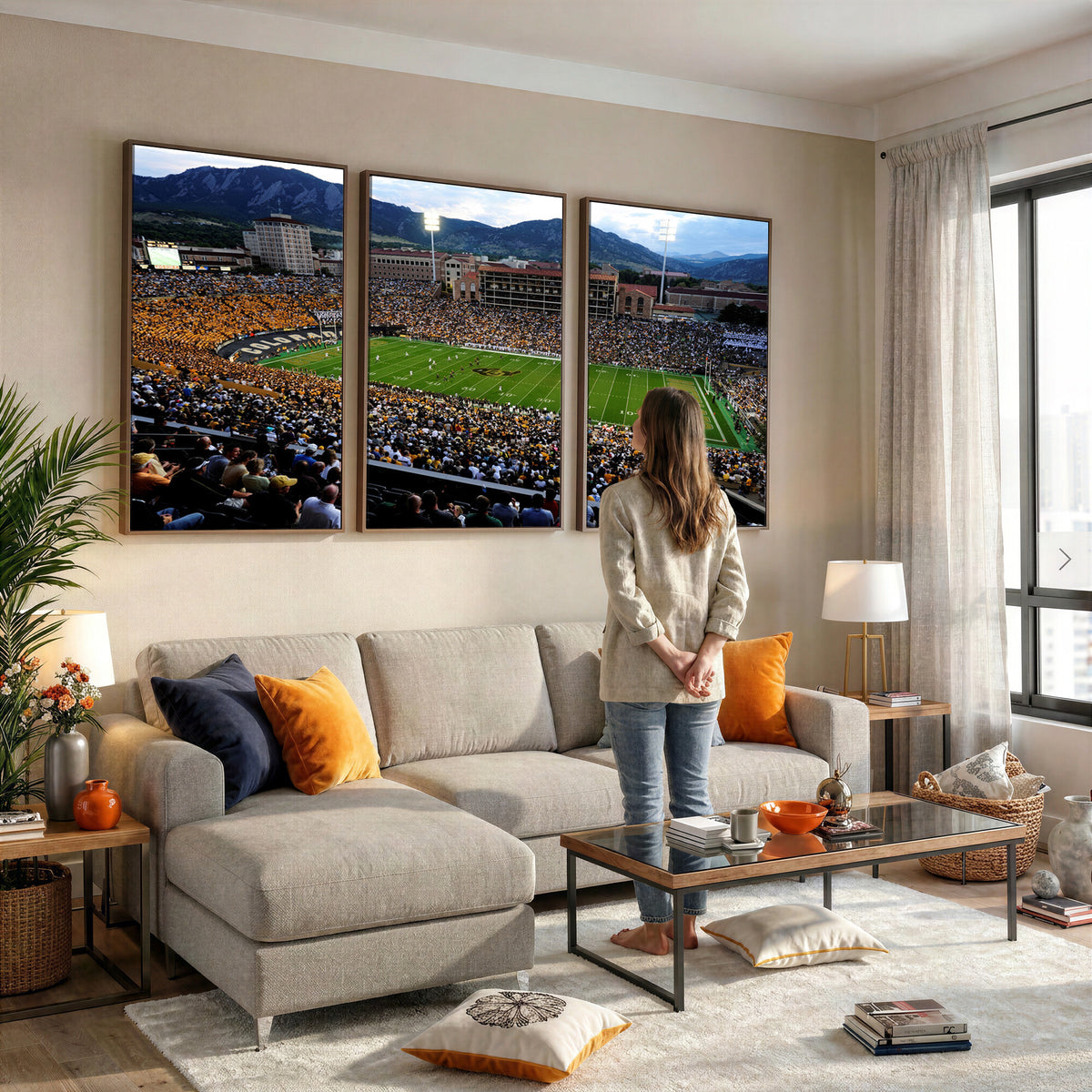 60552-MGV-CV-36X24 - Folsom Field, University of Colorado Buffaloes Football
