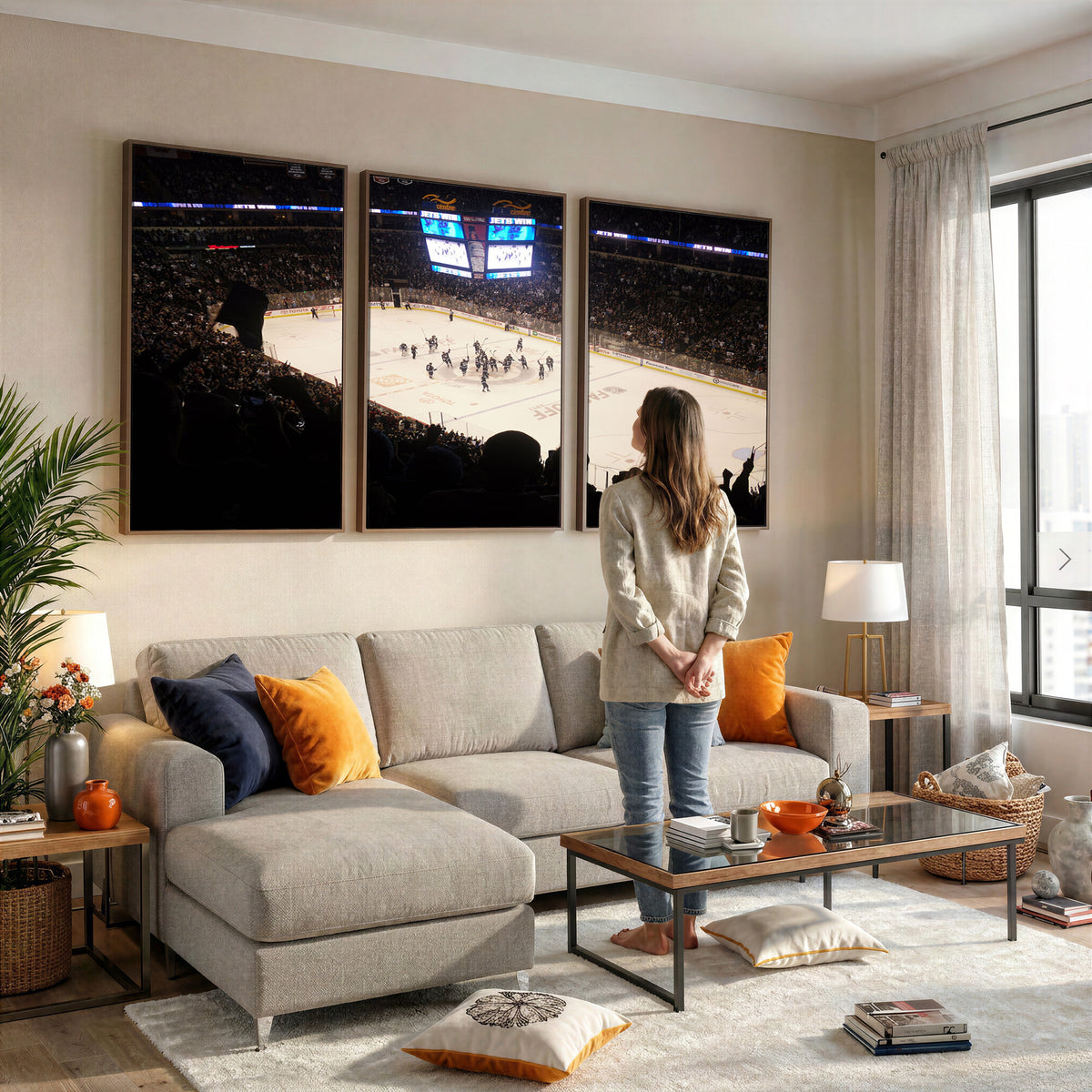 22497-MGV-CV-36X24 - Canada Life Centre Wall Art | Winnipeg Jets Hockey Team Print Canvas | Ready to Hang | Winnipeg Wall