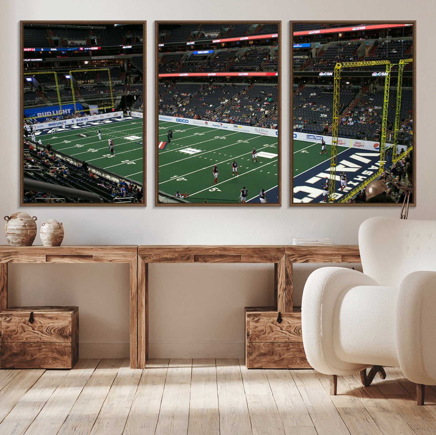 40845-MGV-CV-36X24-Capital One Arena Wall Art | Washington Wizards & Capitals Print | Canvas Print | Ready to Hang |