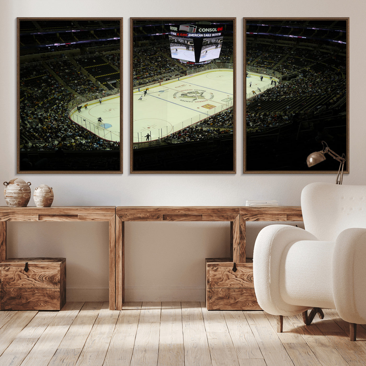 52168-MGV-CV-36X24-PPG Paints Arena Pennsylvania Pittsburgh Penguins Hockey Stadium Canvas, Pennsylvania Pittsburgh