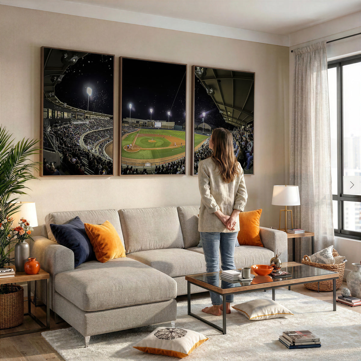 10262-MGV-CV-36X24 - Olsen Field at Blue Bell Park - Texas A&M Aggies Baseball Stadium Wall Art Canvas Print