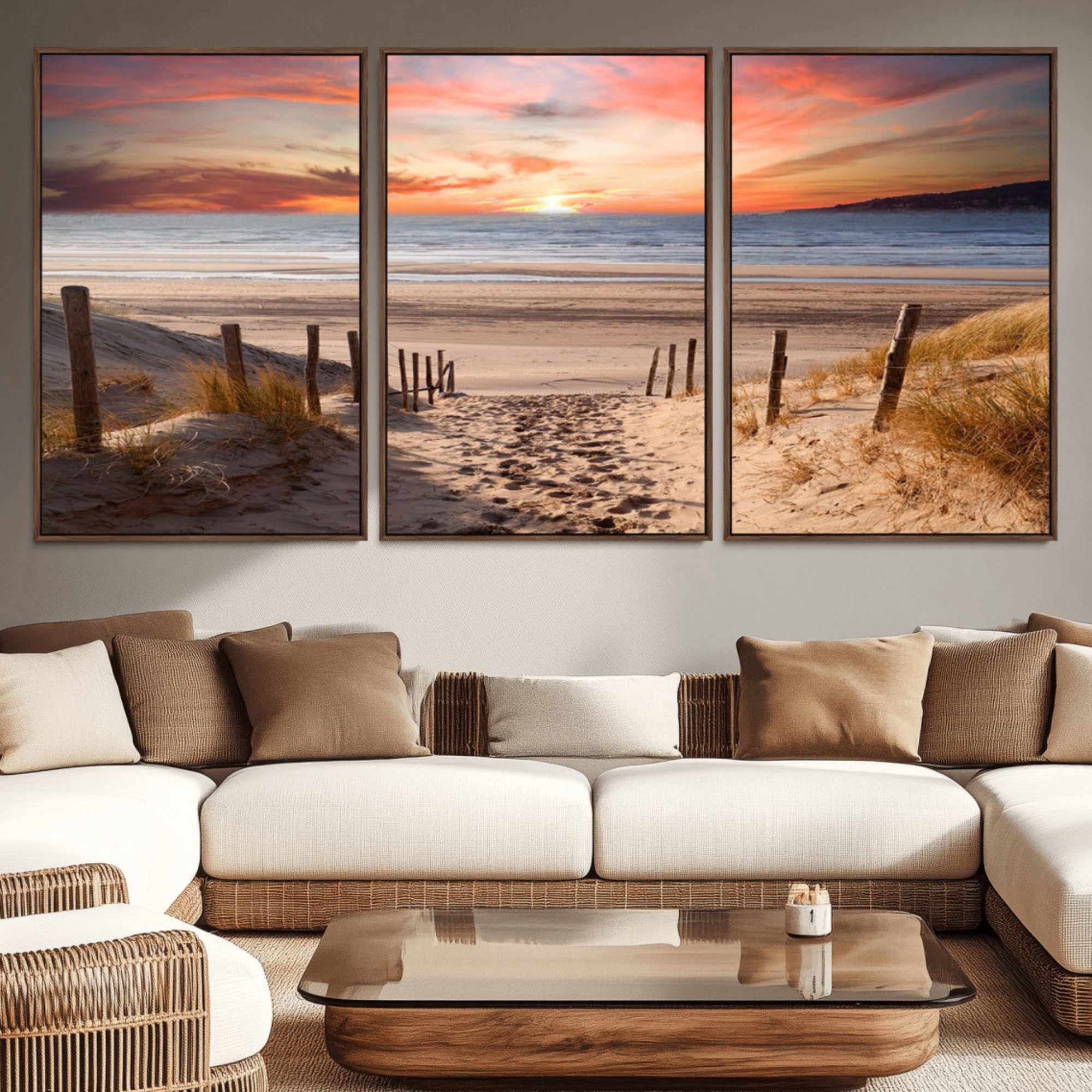 78111-MGV-CV-36X24-Sunset on the Sea Wall Art Canvas Print