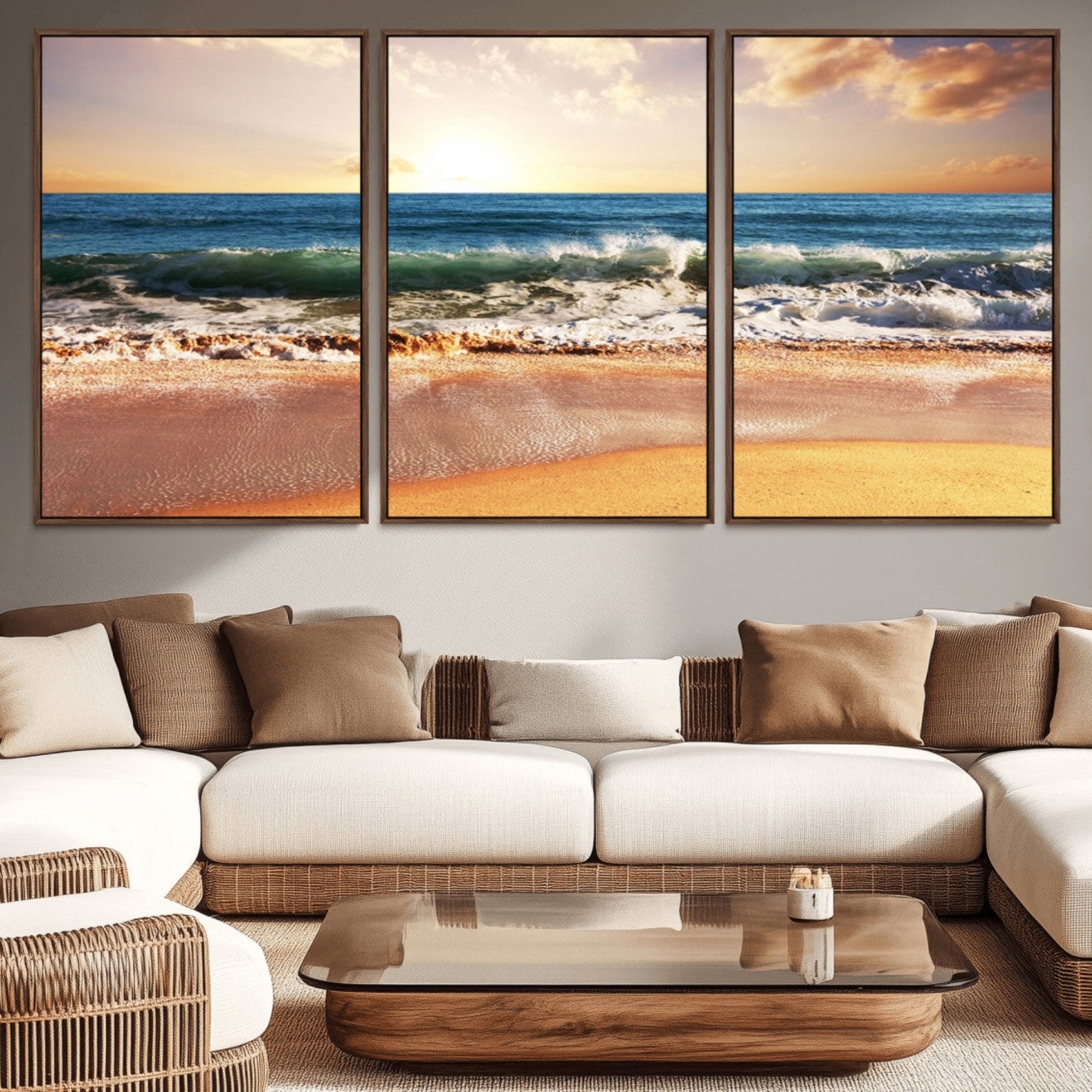 79005-MGV-CV-36X24-Serene Beach Path Canvas Art, Giclee Canvas Print with Gallery Wrap, Coastal Sand Dunes Wall Art