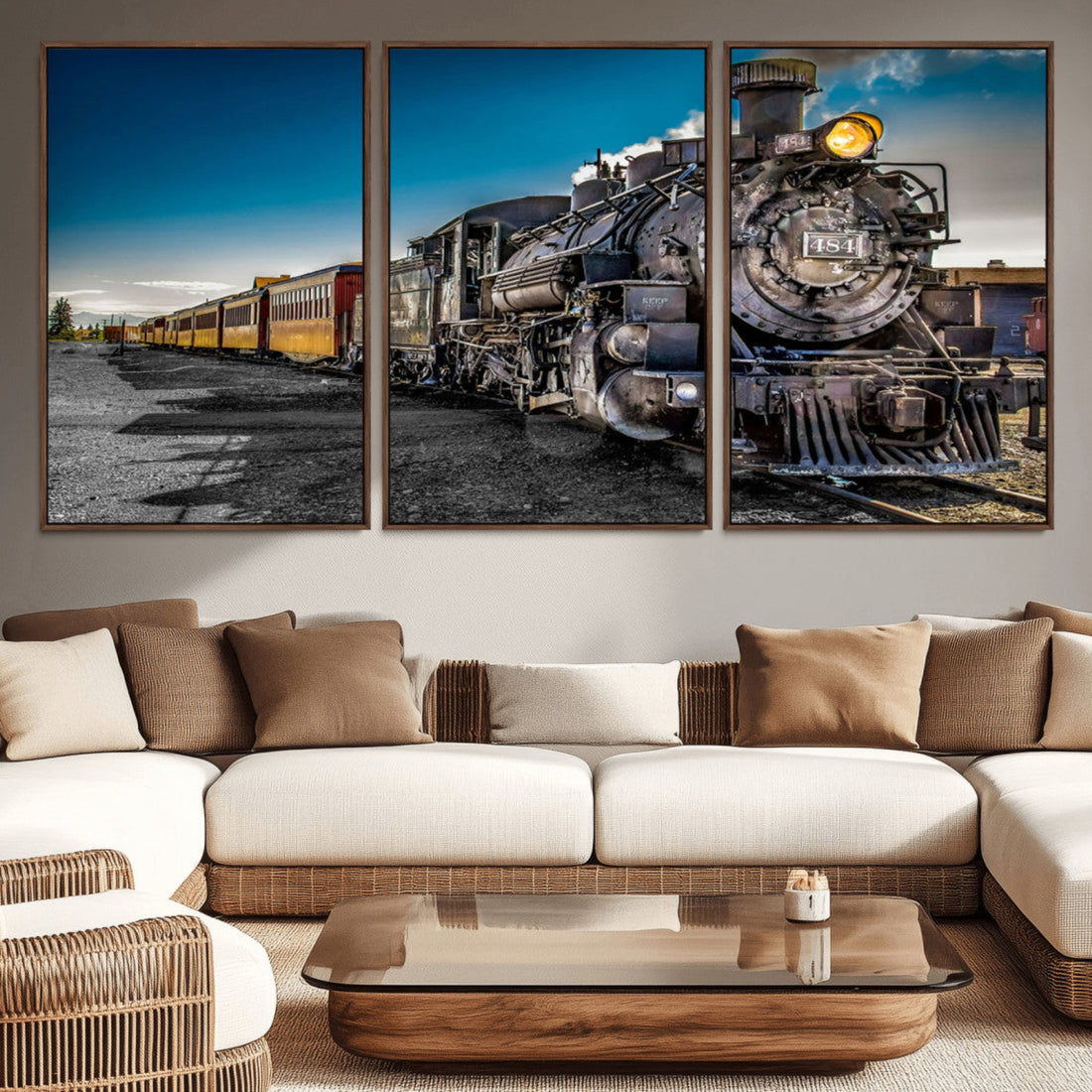 Train Wall Art Canvas Print