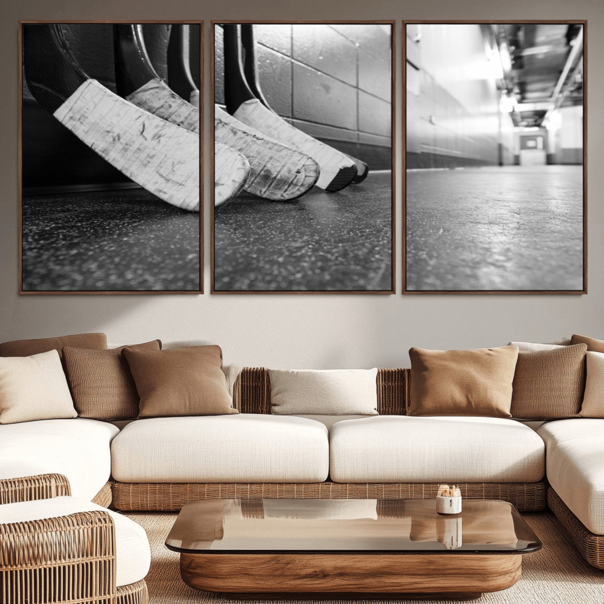 16961-MGV-CV-36X24-Ice Hockey Wall Art Canvas Print