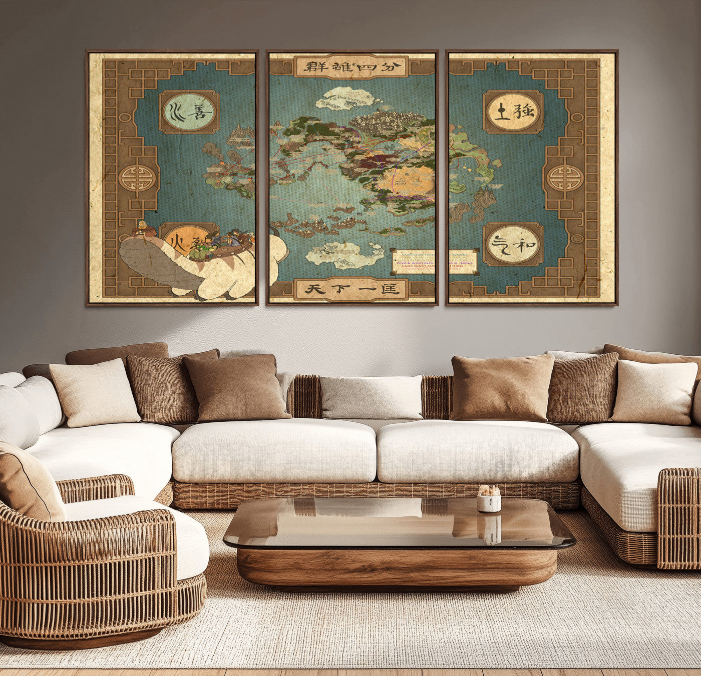 MGV-FC-60X30-3P - Push Pin World Map Canvas Print – Framed Wall Art for Couples to Track Their Travels – Anniversary