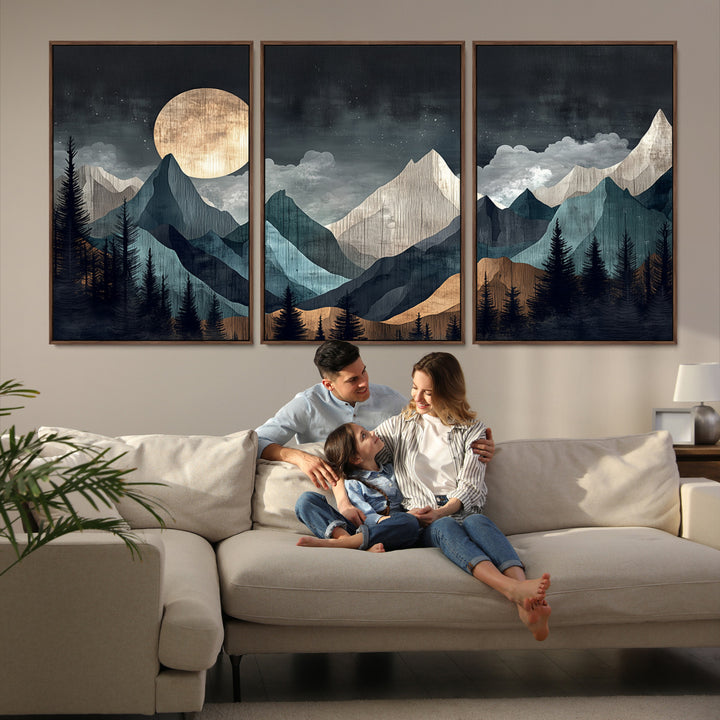 Framed Wall Art Canvas Print