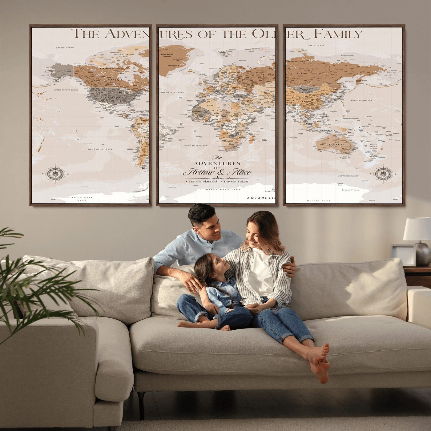 MGV-FC-60X30-3P - World Travel Map with Pins – Push Pin Maps of Where I've Been, Framed Wall Map for Travel Memories,