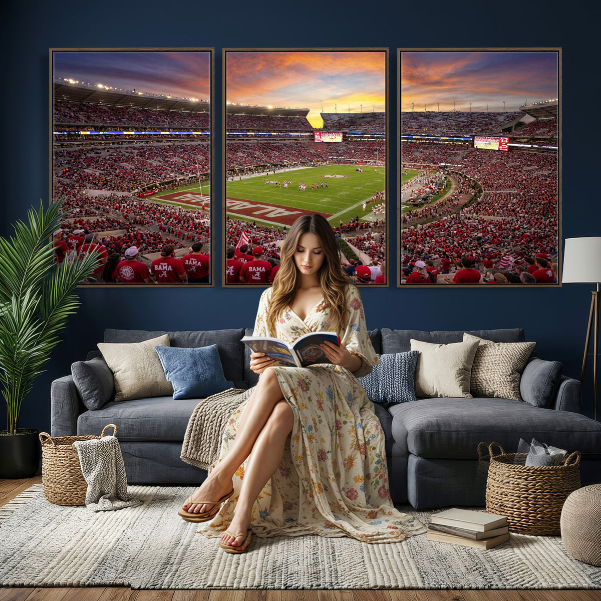 41995919-MGV-CV-36X24 - Stadium Wall Art Canvas Print