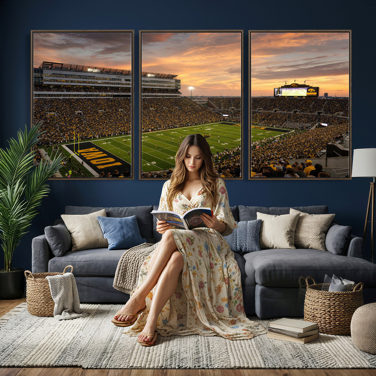 84993181-MGV-CV-36X24 - Stadium Wall Art Canvas Print