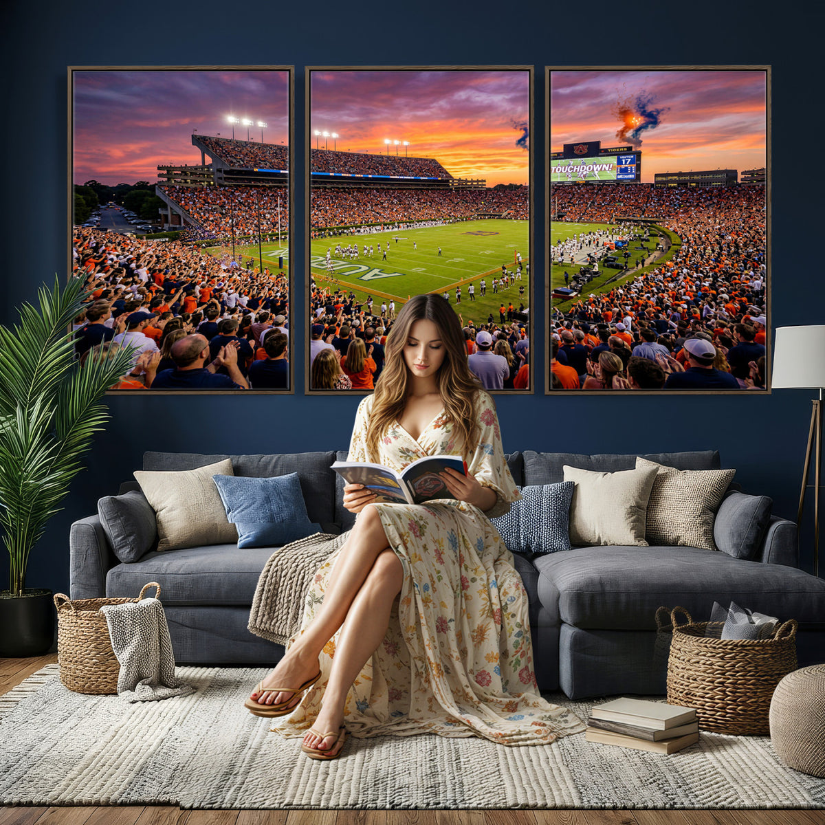 77756715-MGV-CV-36X24 - Stadium Wall Art Canvas Print