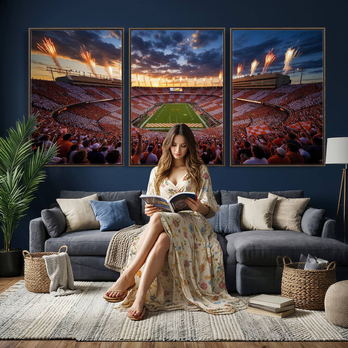 29672818-MGV-CV-36X24 - Stadium Wall Art Canvas Print