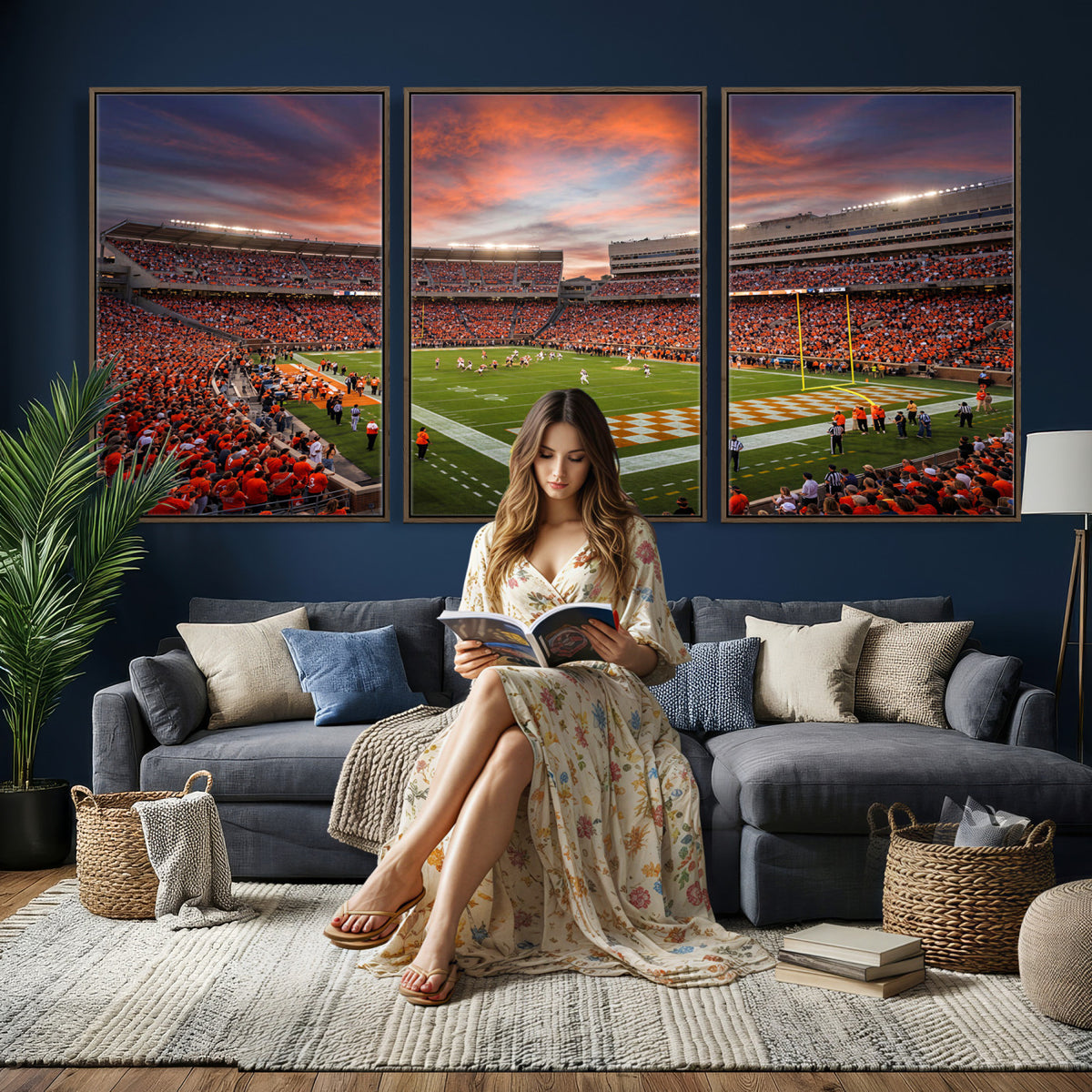 67648335-MGV-CV-36X24 - Stadium Wall Art Canvas Print