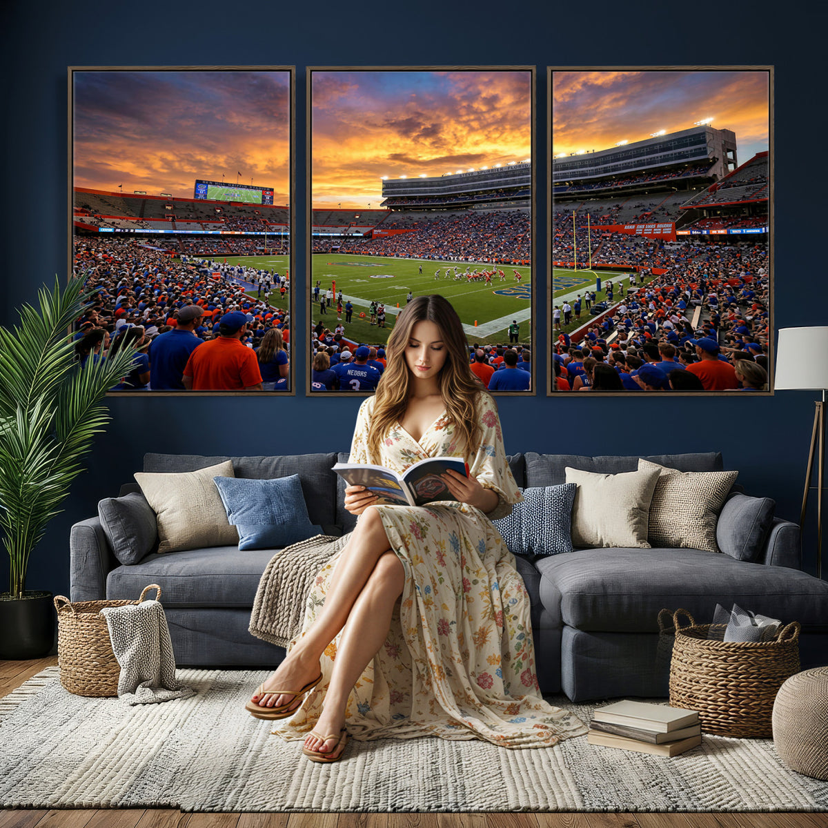 23829865-MGV-CV-36X24 - Stadium Wall Art Canvas Print