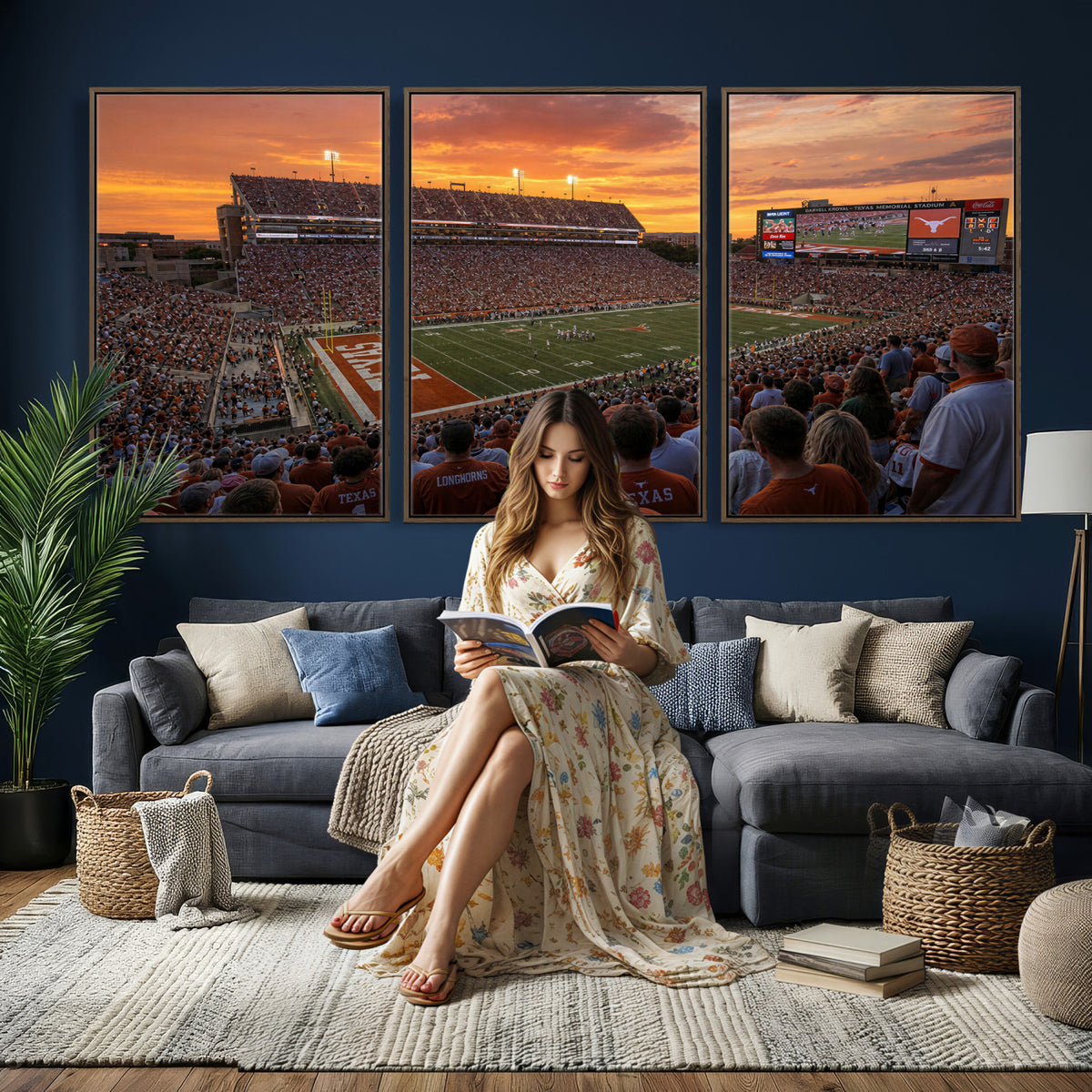 50466060-MGV-CV-36X24 - Stadium Wall Art Canvas Print