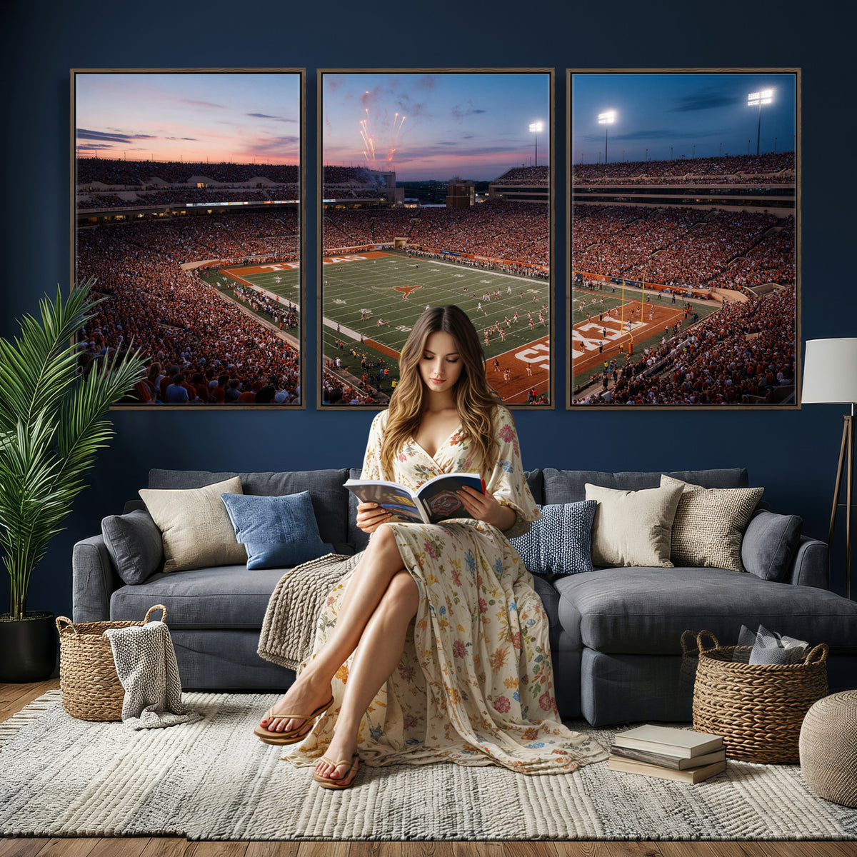 31666911-MGV-CV-36X24 - Stadium Wall Art Canvas Print