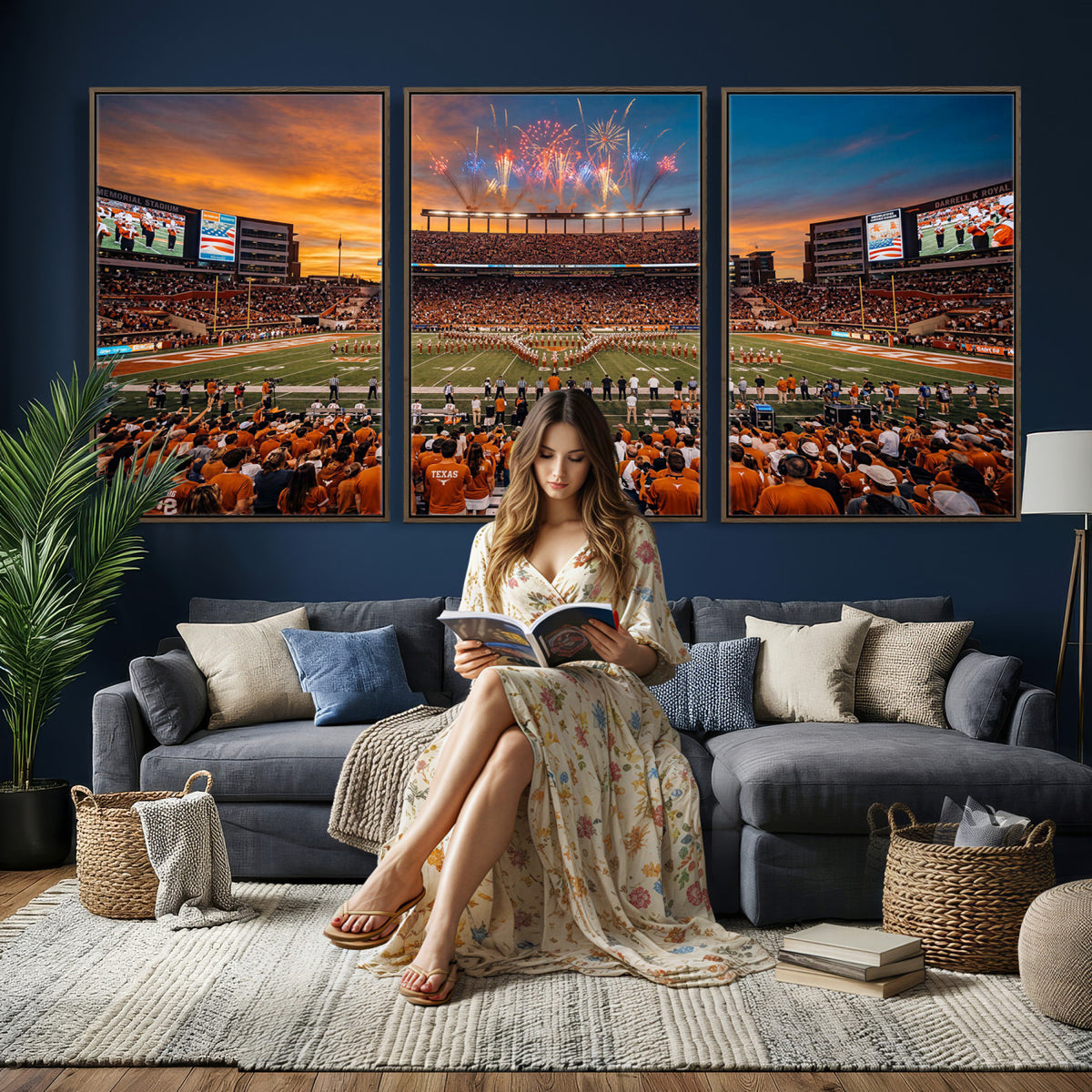 75031291-MGV-CV-36X24 - Stadium Wall Art Canvas Print