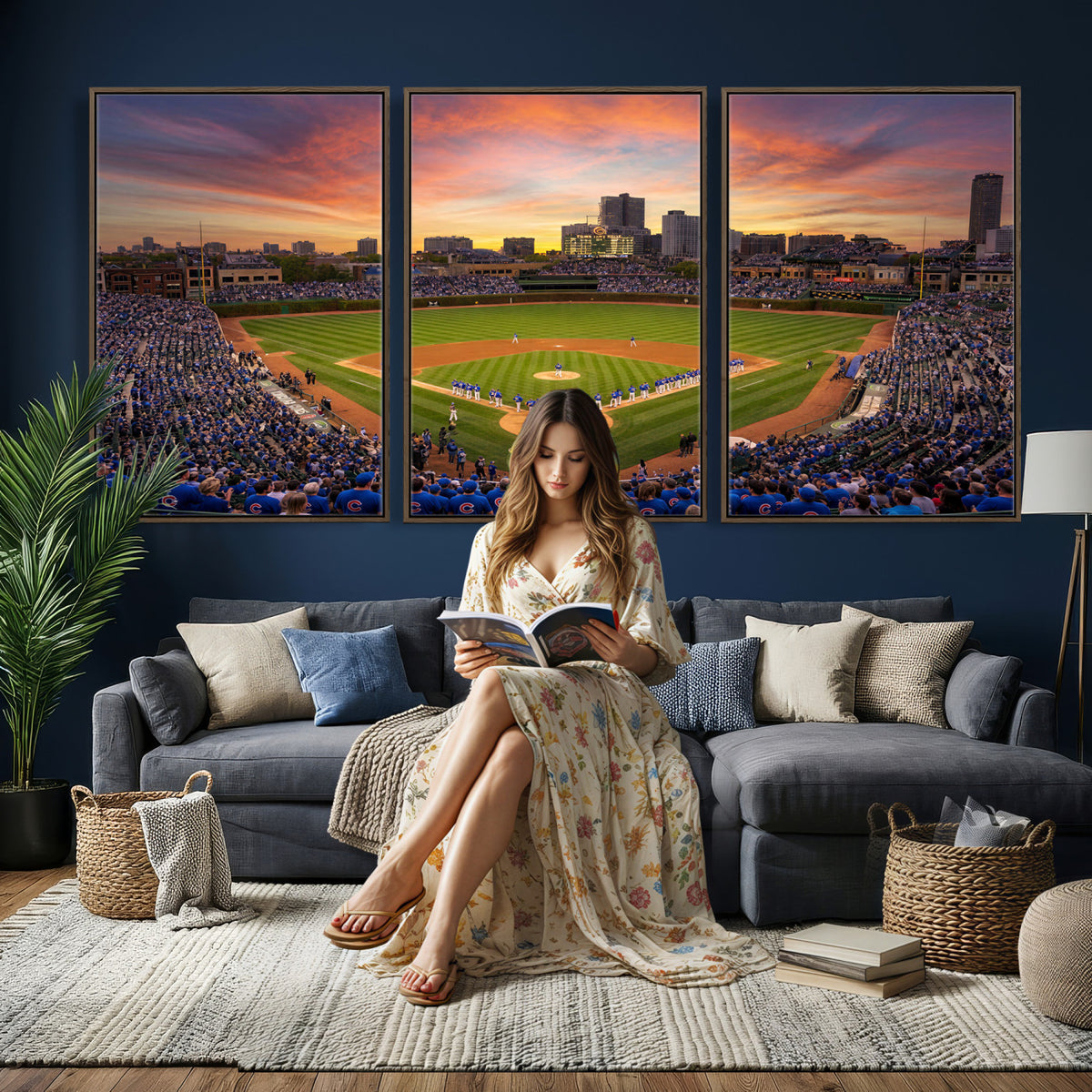 42812246-MGV-CV-36X24 - Stadium Wall Art Canvas Print