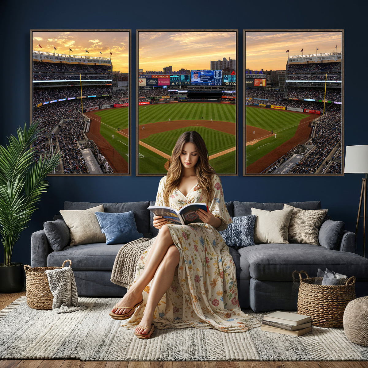 17396699-MGV-CV-36X24 - Stadium Wall Art Canvas Print