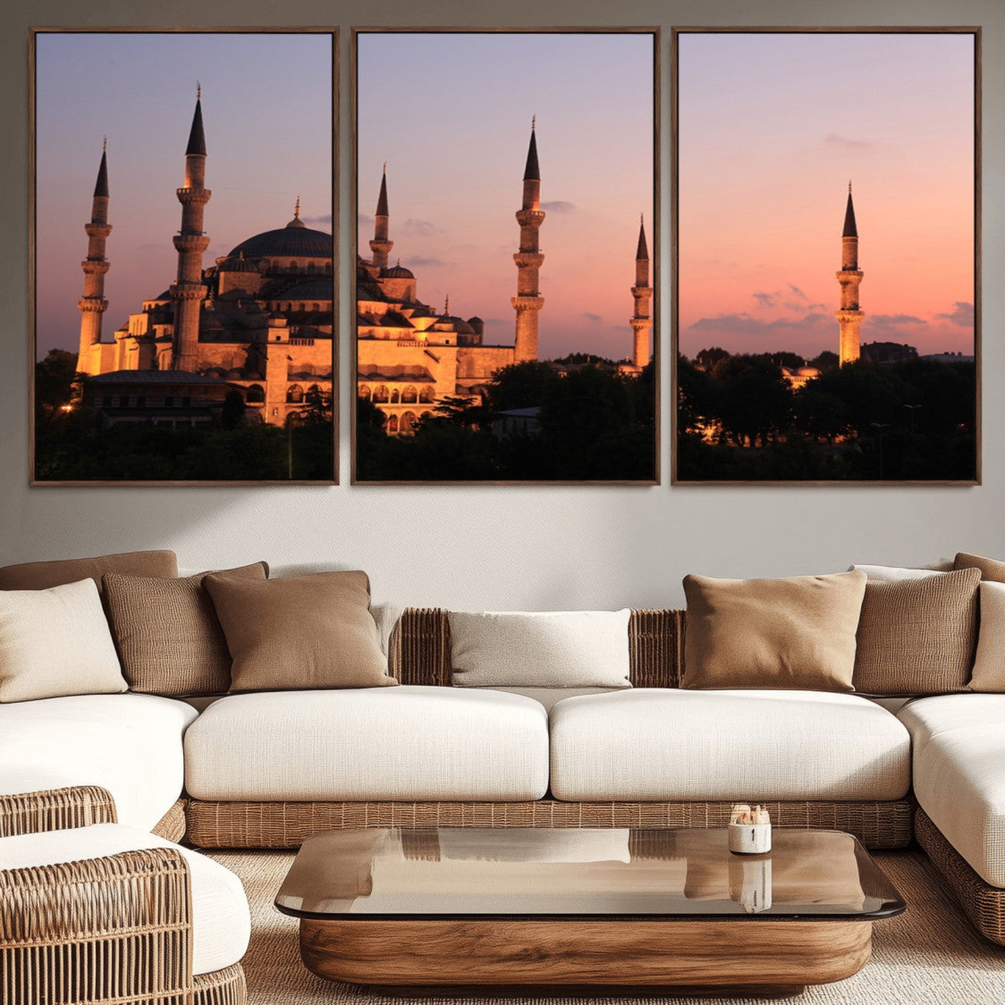 84360-MGV-CV-36X24-Wall Art Turkey Istanbul Skyline Canvas Print