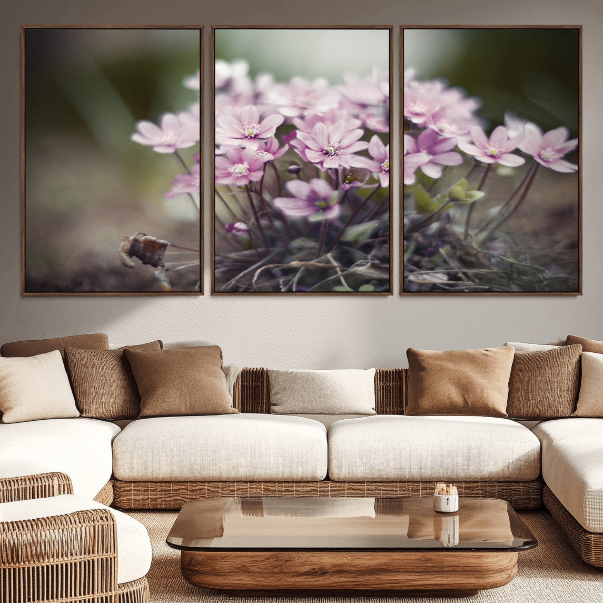 90173-MGV-CV-36X24-Pink Wild Flower Canvas Print